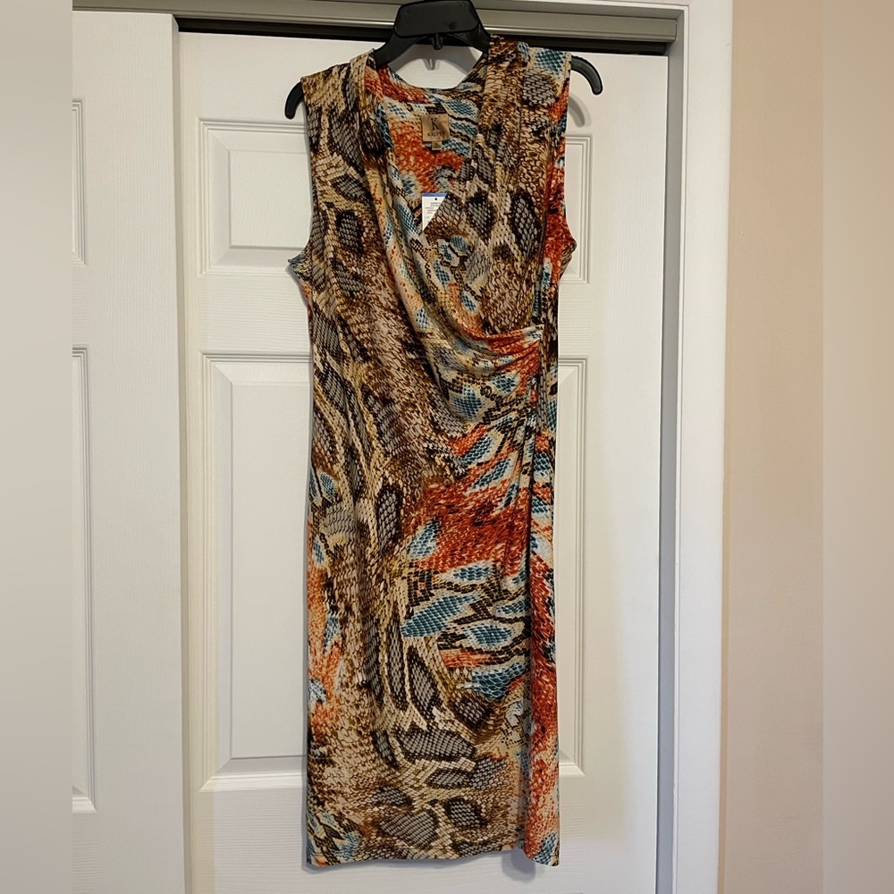 Brand New Kasper Faux Wrap Dress - Size XL